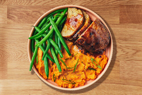 Pork Tonkastu Meatloaf and Mash