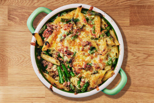 Cheesy Bacon Pasta Bake