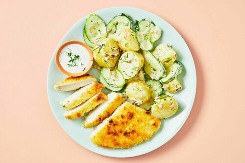Crunchy Chicken Schnitzel