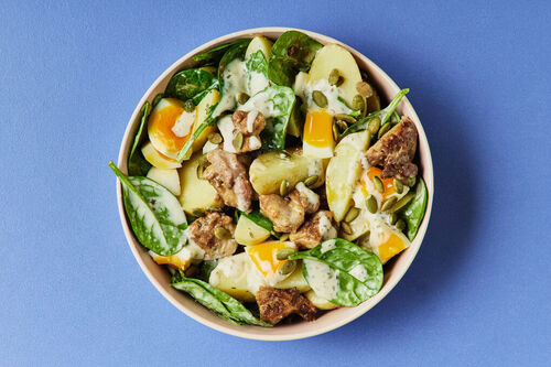 Calorie-Conscious Chicken and Potato Salad