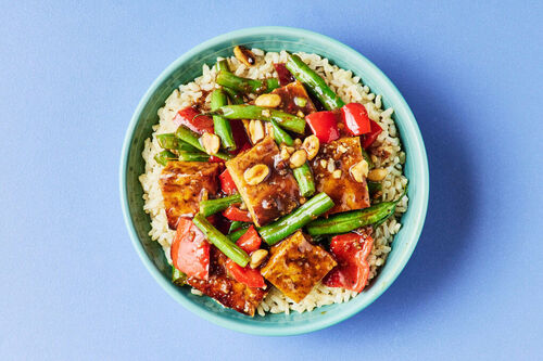 Calorie-Conscious Kickin' Kung Pao Tofu