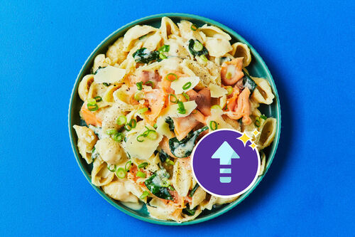 Lemony Double the Smoked Salmon Pasta