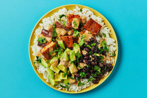 Fiesta Tofu Burrito Bowls