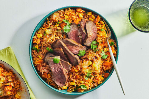Spiced Roast Beef Rump Steaks