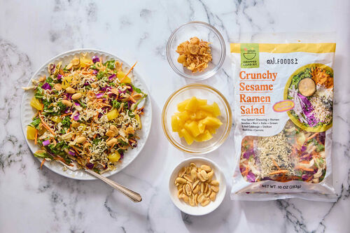 Crunchy Sesame Ramen Salad