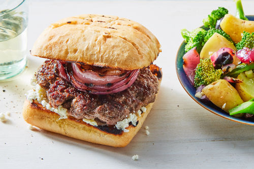 Mediterranean Beef Burger