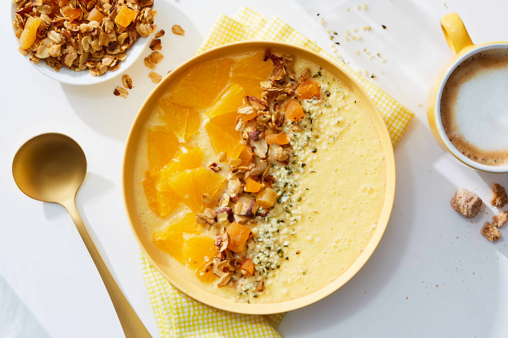 Mango-Orange Immunity Boosting Smoothie Bowl with Skillet Granola | Marley  Spoon