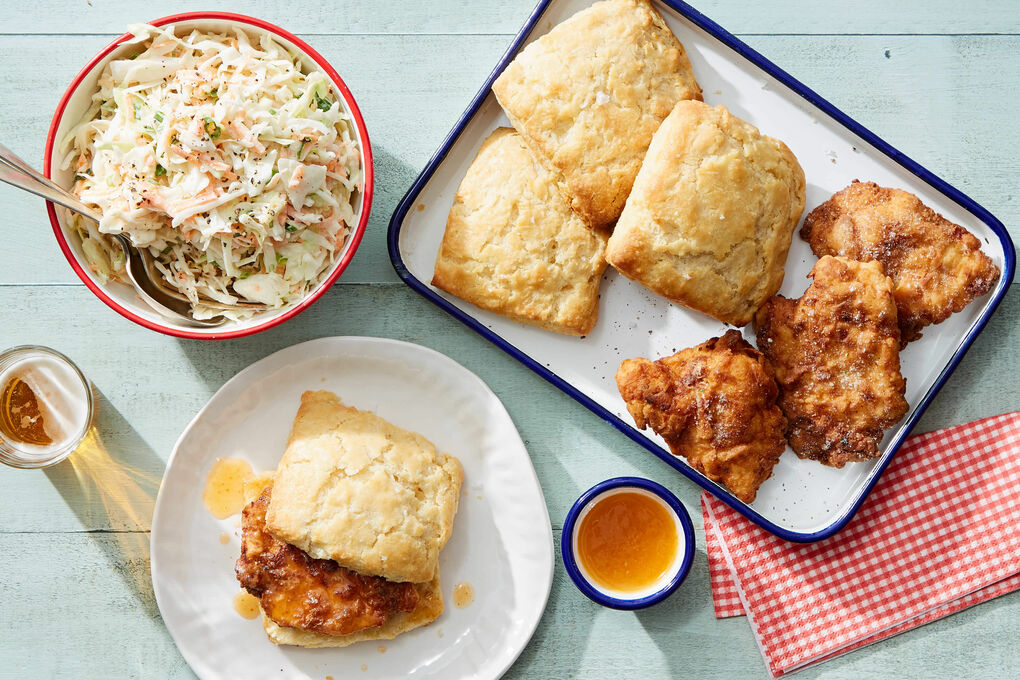 Hot Honey-Butter Chicken on Biscuits: Cooking with Confidence with