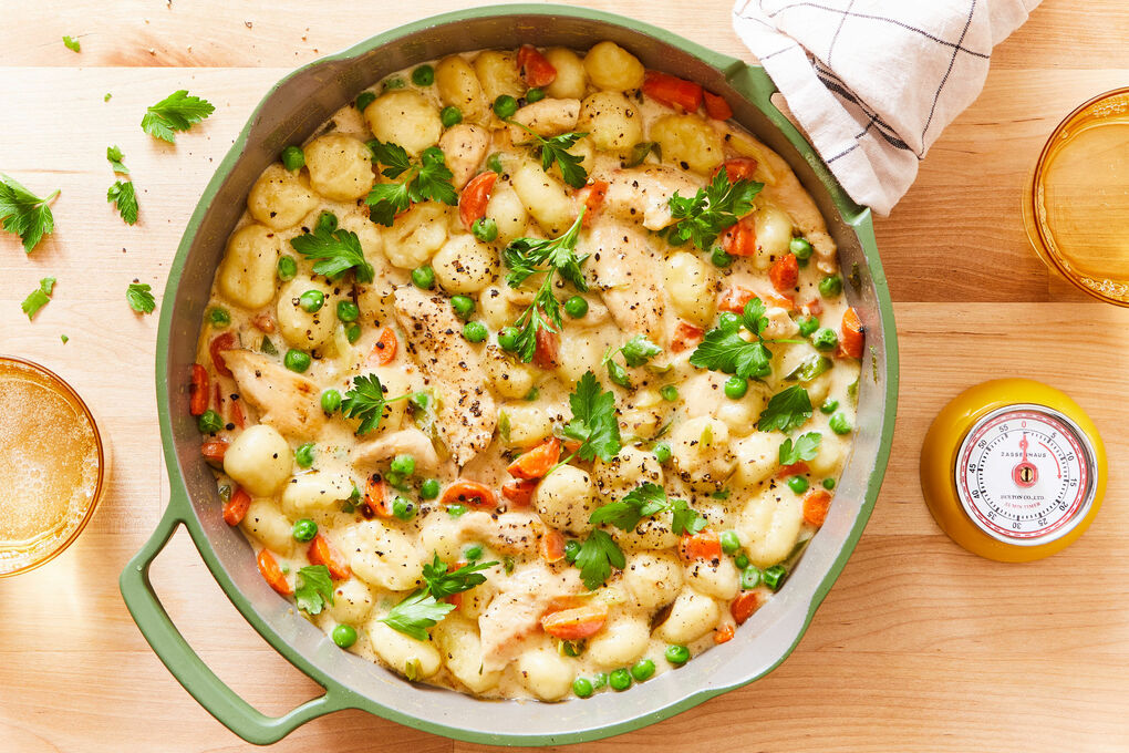 One Pot Gnocchi Chicken Pot Pie - Iowa Girl Eats