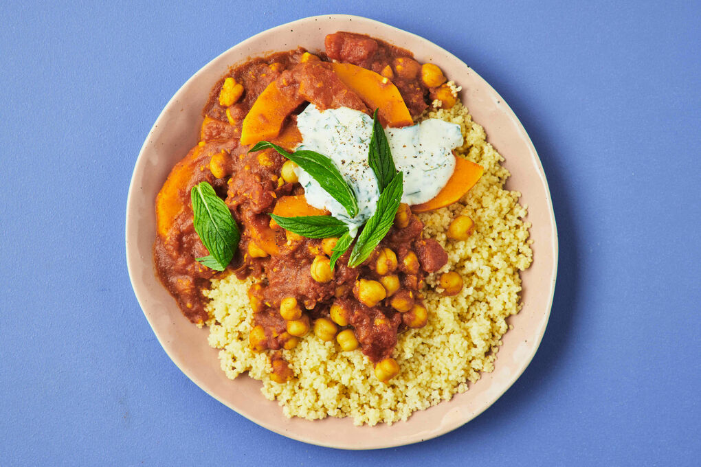 Chickpea Tagine with Couscous