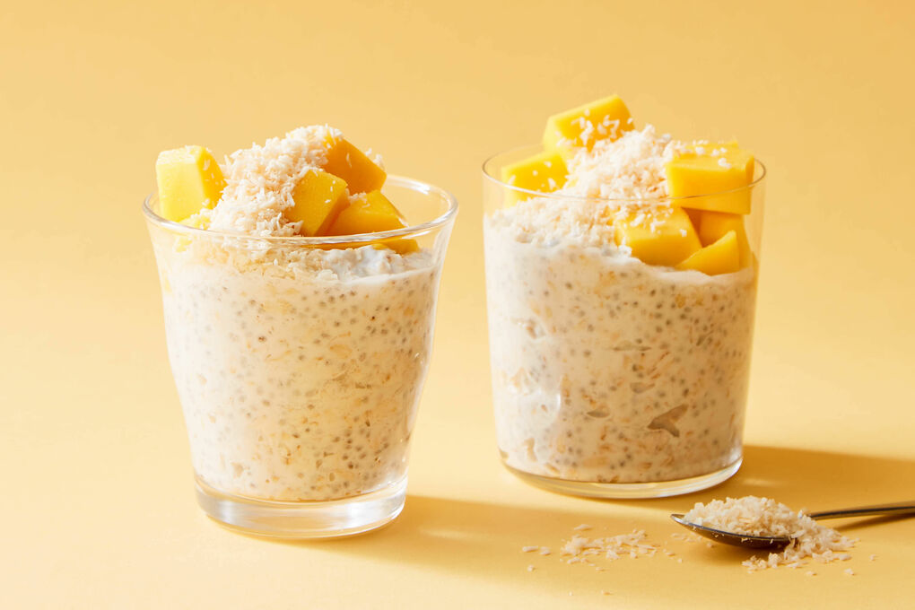 Banana, Coconut & Chia Overnight Oats, Recipes