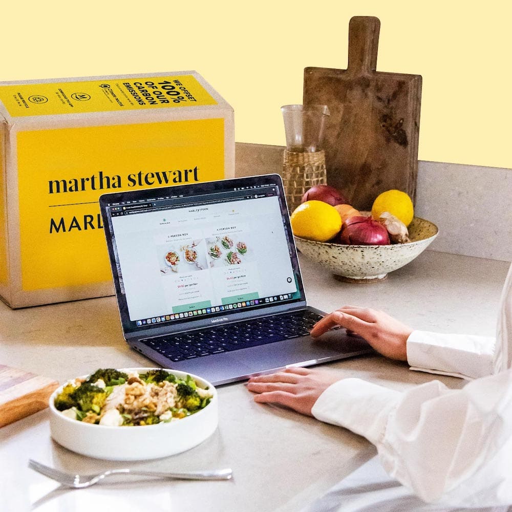 Meal subscription service Martha Stewart & Marley Spoon