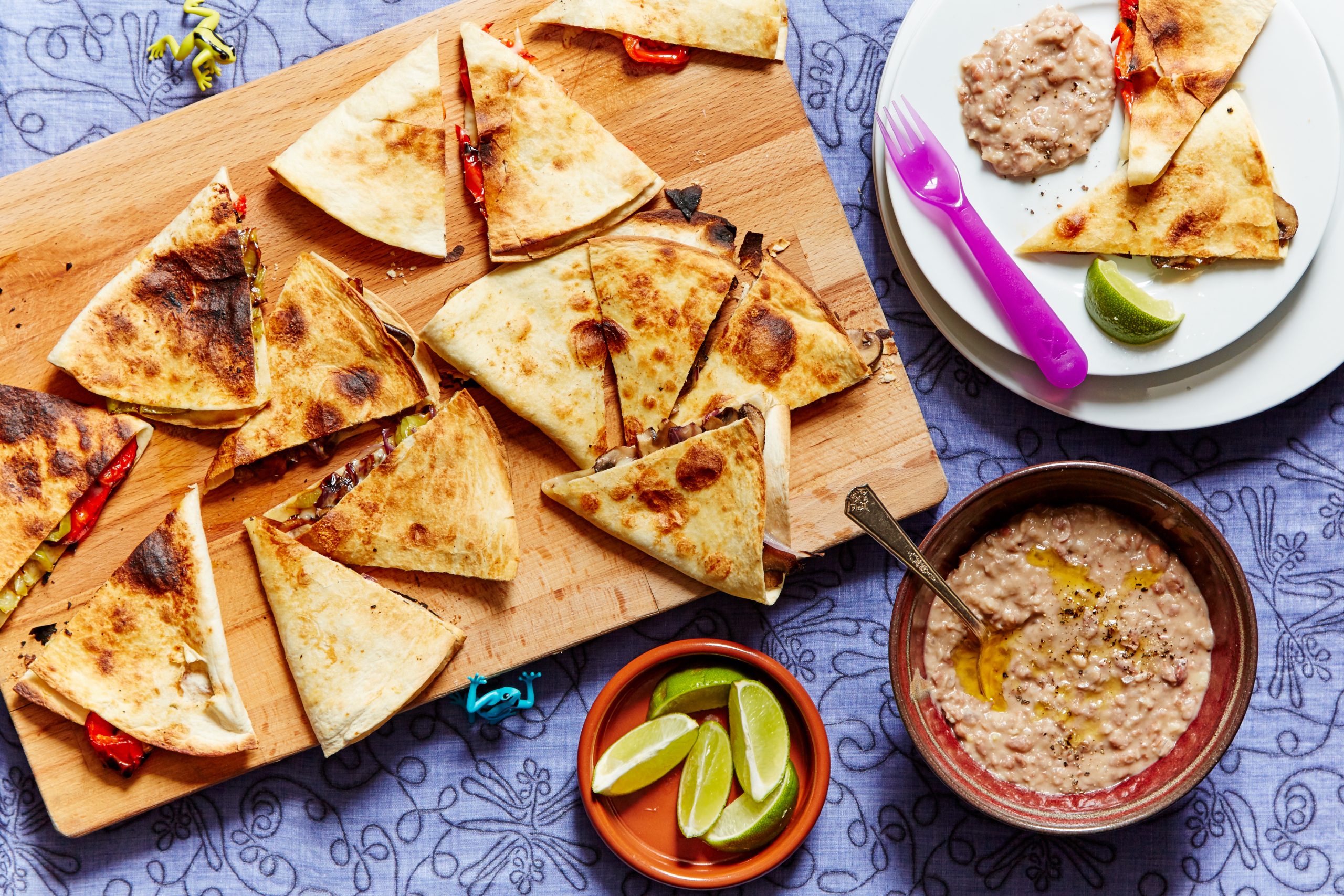 quesadilla kit with refried beans