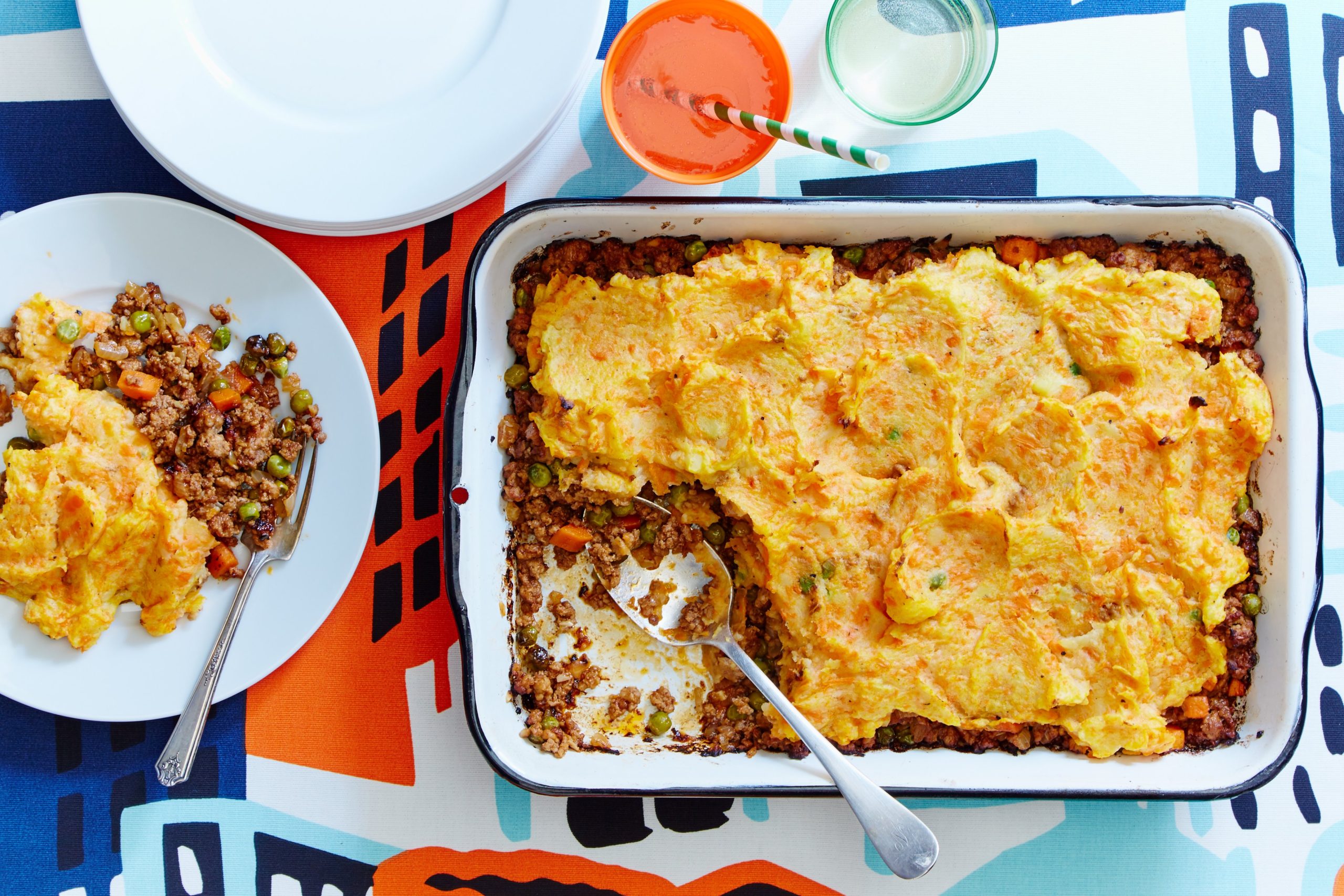 beef cottage pie with carrot-potato mash - Martha Stewart & Marley Spoon