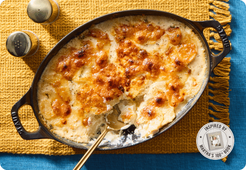 Scalloped Potatoes Featured in Martha's 100th Book