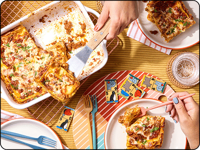 Family Friendly! Beef Lasagna with Ricotta & Mozzarella