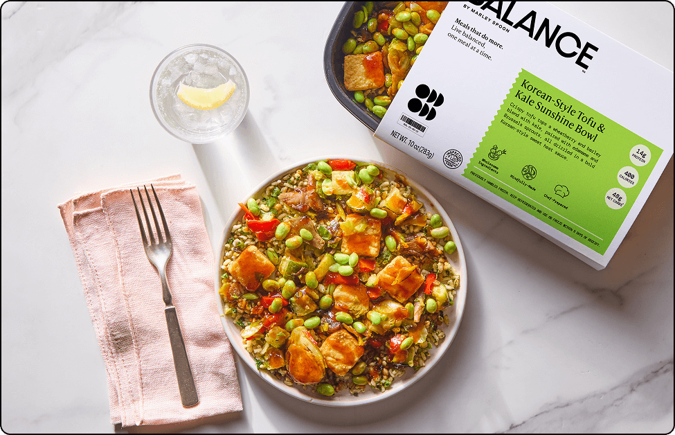 Korean-Style Tofu & Kale Sunshine Bowl